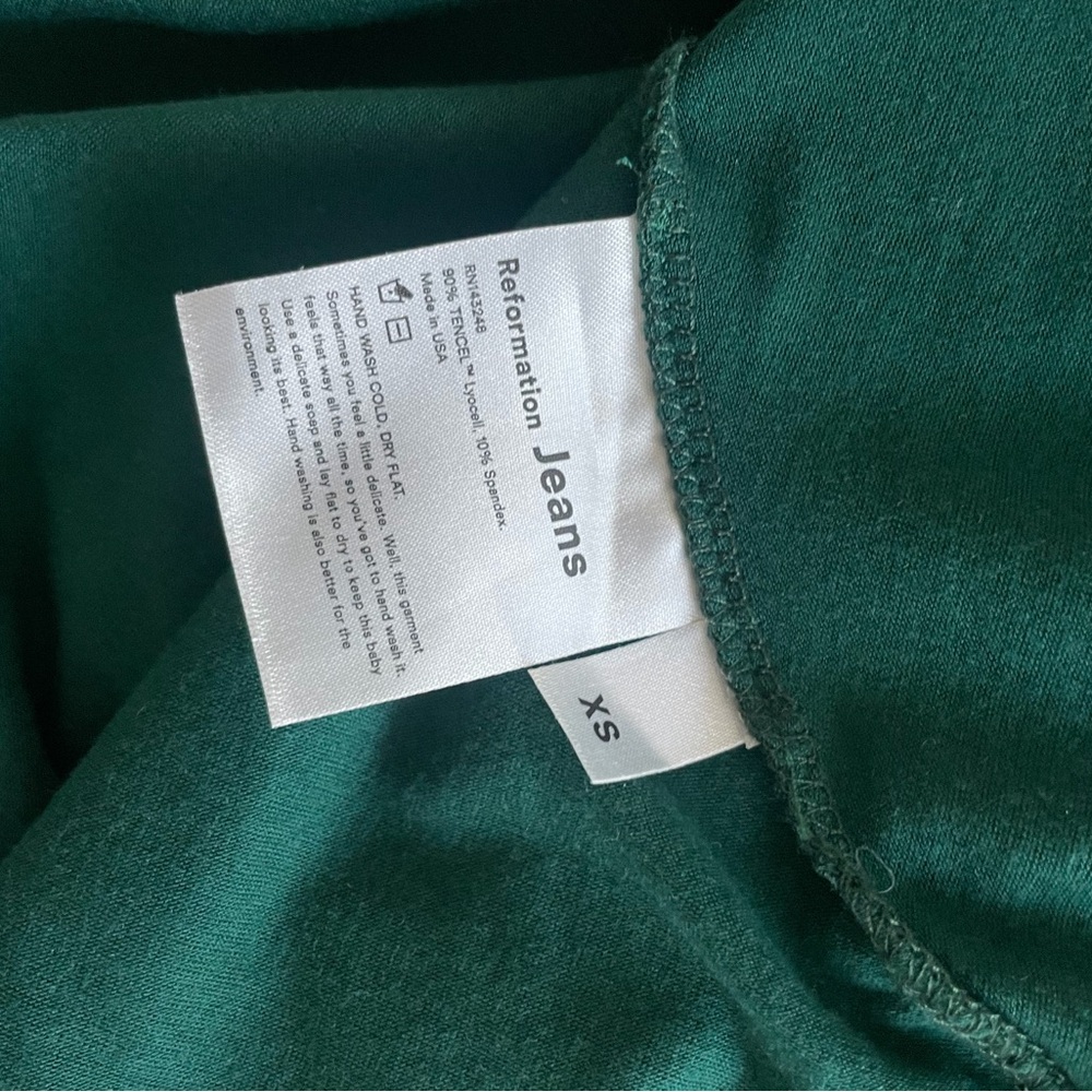 Reformation Rou Knit Dress – Emerald green - Picture 6 of 6